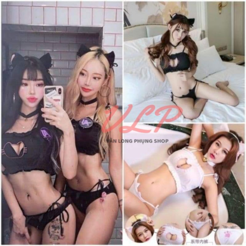 [BIGSIZE_100KG]_DN33_Set Cosplay mèo xinh | BigBuy360 - bigbuy360.vn