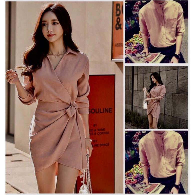 Áo cặp nam nữ ❤️FREESHIP❤️ Áo Váy đôi sơ mi thời trang Hàn Quốc couple đi biển chụp cưới E185 LCA