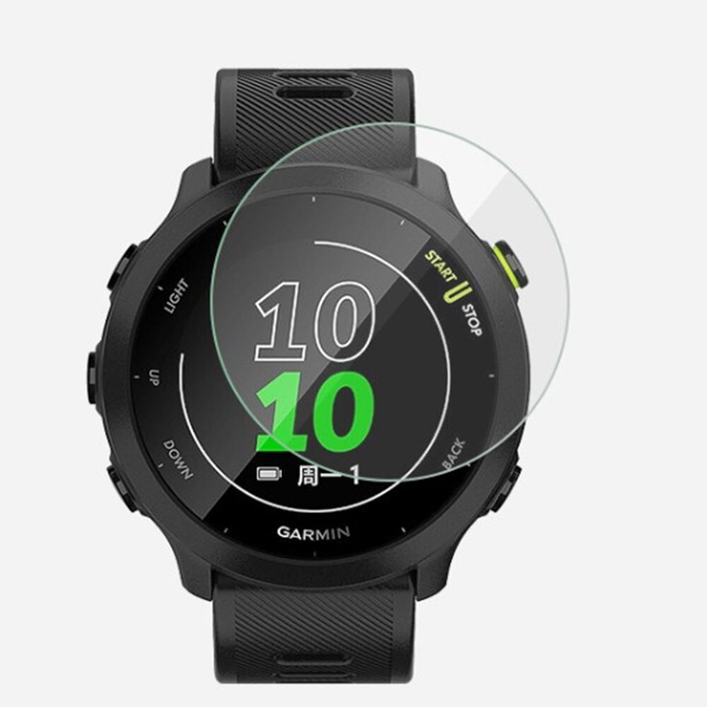 Set 2 kính cường lực bảo vệ màn hình cho đồng hồ thông minh Garmin Forerunner 158 55 9h Lte 2.5d