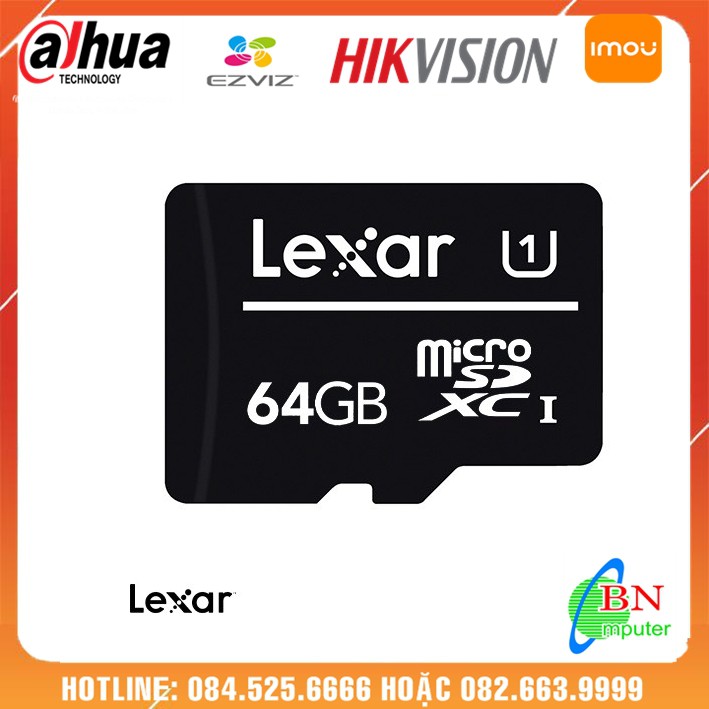 Thẻ Nhớ MicroSD 64G Lexar UHS-I Class 10