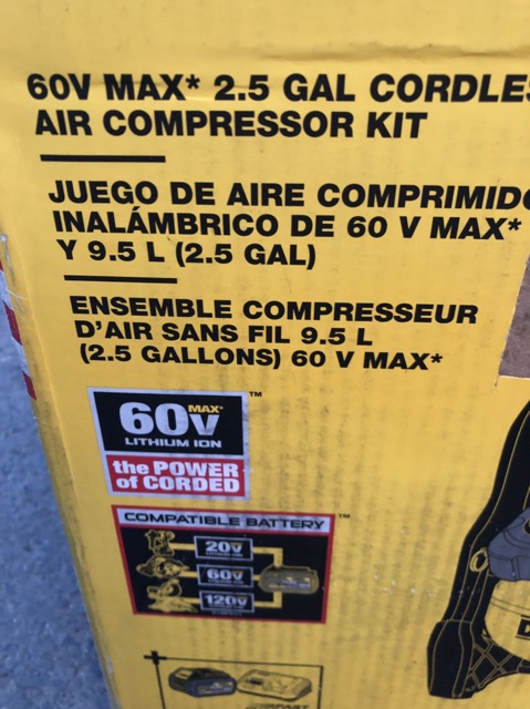 DEWALT DCC2560T1 BƠM HƠI DÙNG PIN