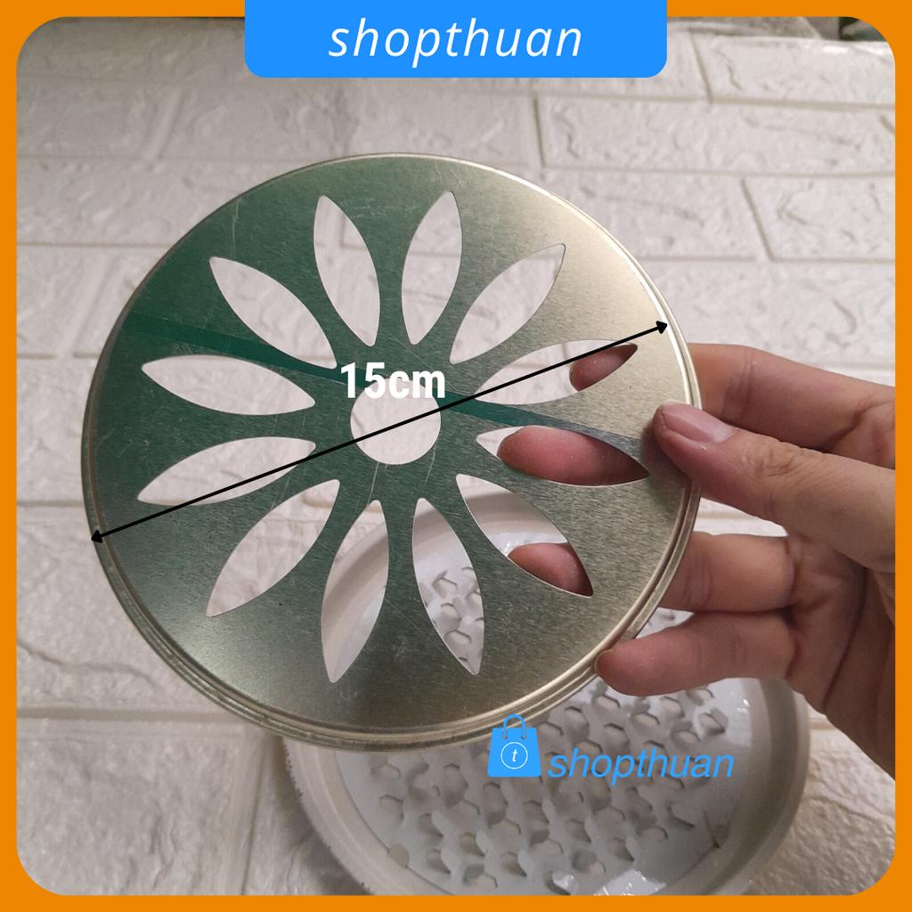 Dụng cụ đốt nhang muỗi bằng kim loại kích thước 15cm