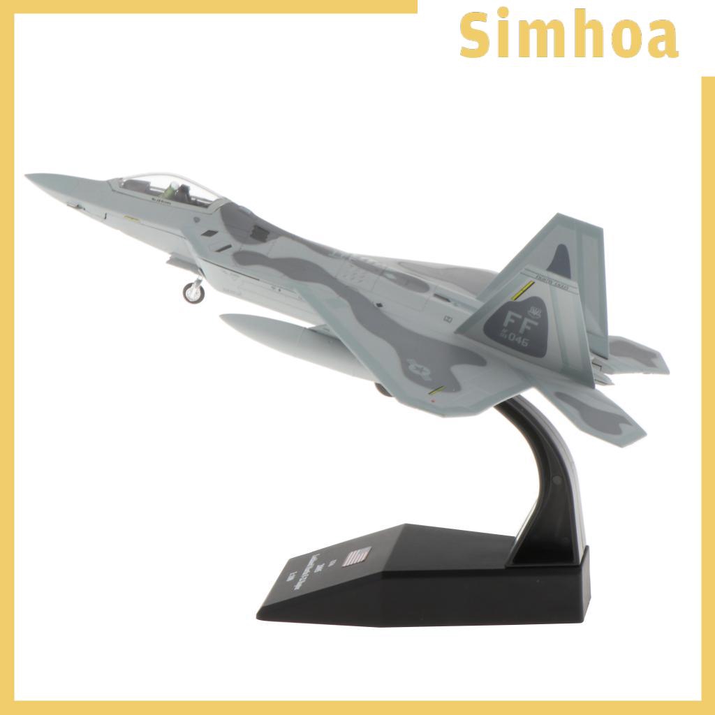 Mô Hình Máy Bay Chiến Đấu 1 / 100 Usa F-22 Chân Thật