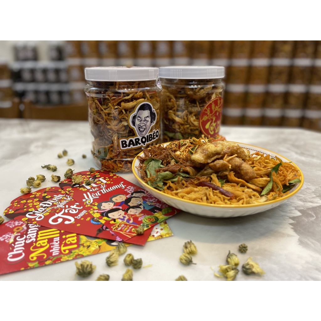 QUÀ TẾT [ Ngũ Vị Cung Chúc Tân Xuân] Thầy Giáo Ba Hủ PET 500gr | BigBuy360 - bigbuy360.vn