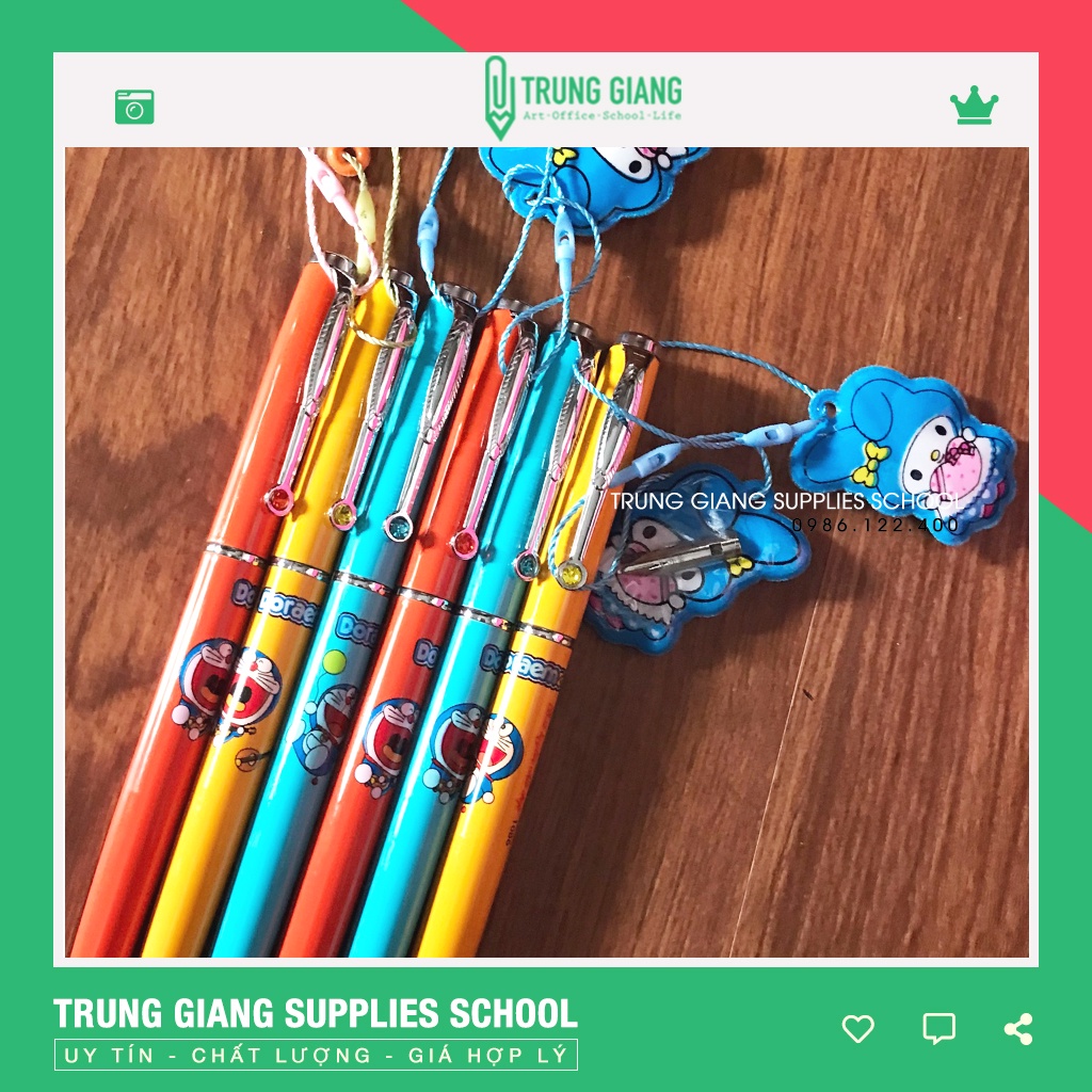Bút Máy Học Sinh - Bút Luyện Chữ Đẹp Hình Doraemon Đẹp Mắt