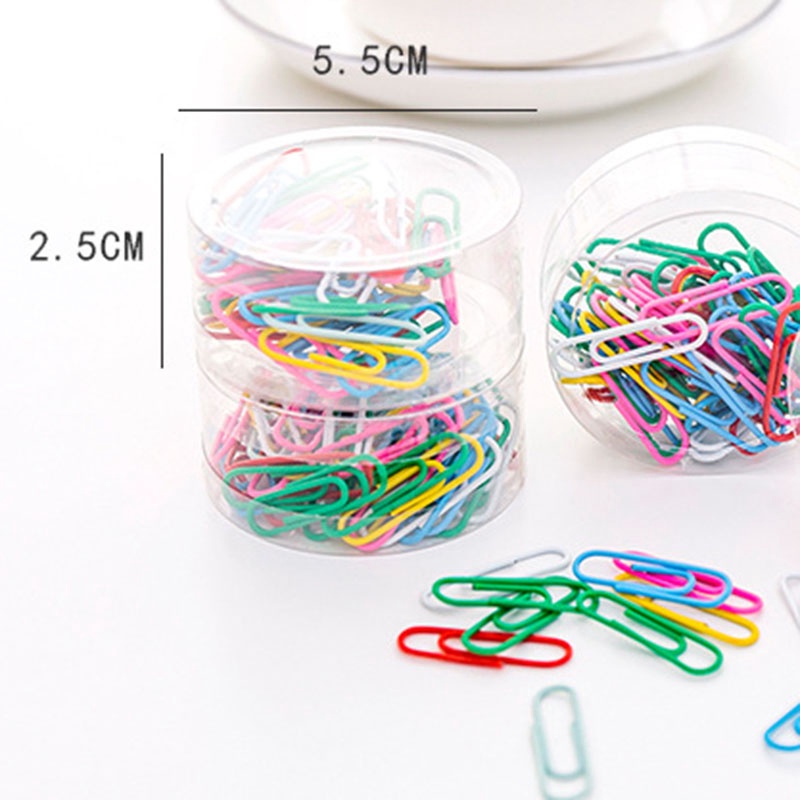 Bộ 50 Kẹp Tài Liệu Bằng Kim Loại Nhiều Màu Sắc