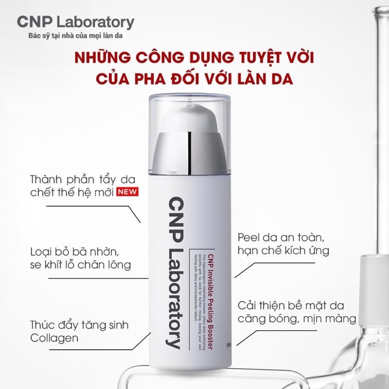 - Tẩy da chết hoá học CNP INVISIBLE PEELING BOOSTER