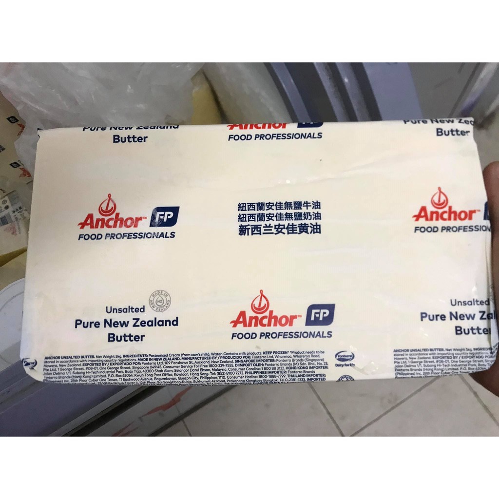 [Xả kho 3 ngày] Bơ lạt anchor 200 gram - Cắt từ khối 5kg | BigBuy360 - bigbuy360.vn