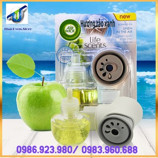  [HÀNG HOT] Bộ khuếch tán tinh dầu tự động Air Wick- hương táo xanh .