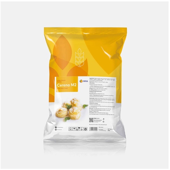 Bột Trộn Sẵn Nhân Su Kem Farina Cerena M2 Túi 1kg