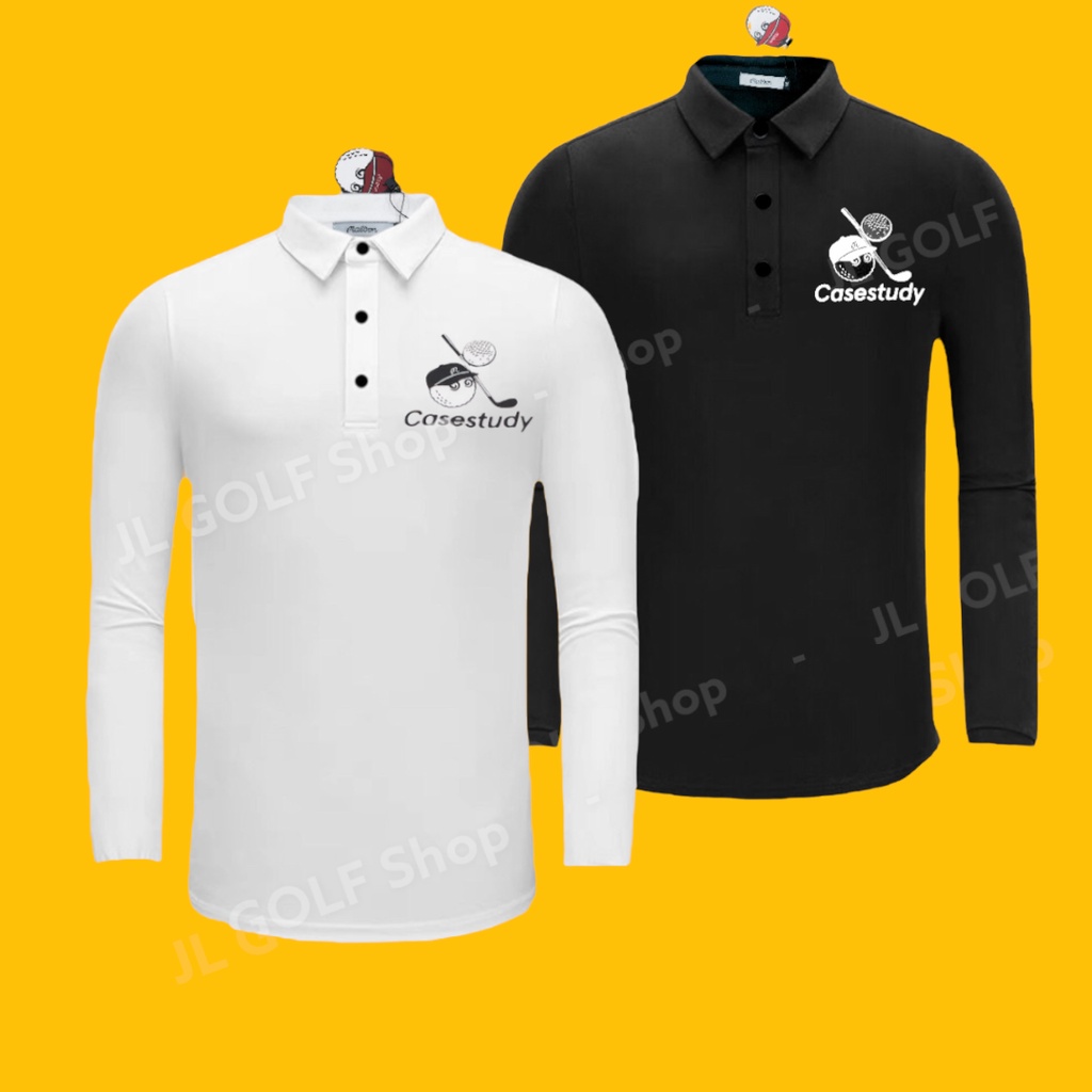 Áo tay dài thể thao golf Malbon, áo thể thao golf dành cho nam, áo golf Malbon cao cấp