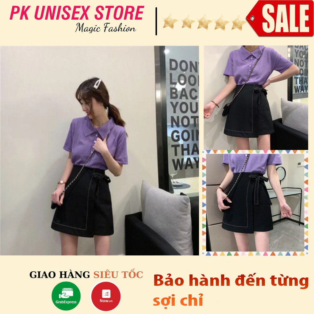 💥SIÊU HOT💥 Chân Váy Chữ A Trơn Chỉ Nổi Có Nơ Buộc 860