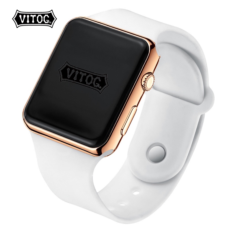 Đồng hồ đeo tay Vitog kỹ thuật số có đèn LED thời trang thể thao thịnh hành cho unisex