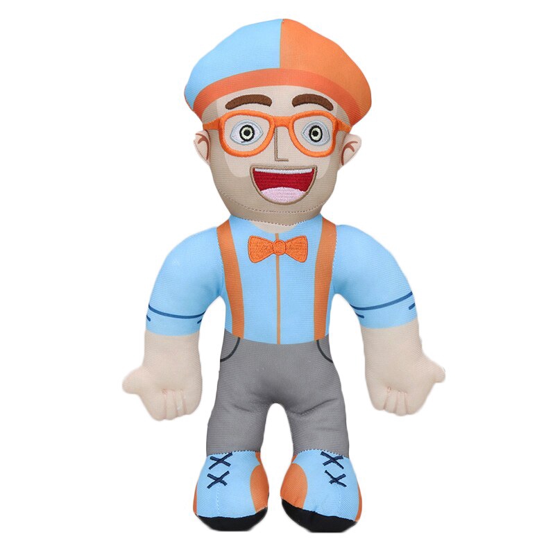 32cm Đồ chơi sang trọng Blippi Đồ chơi nhồi bông búp bê Video giáo dục cho trẻ em Quà tặng trẻ em có mặt