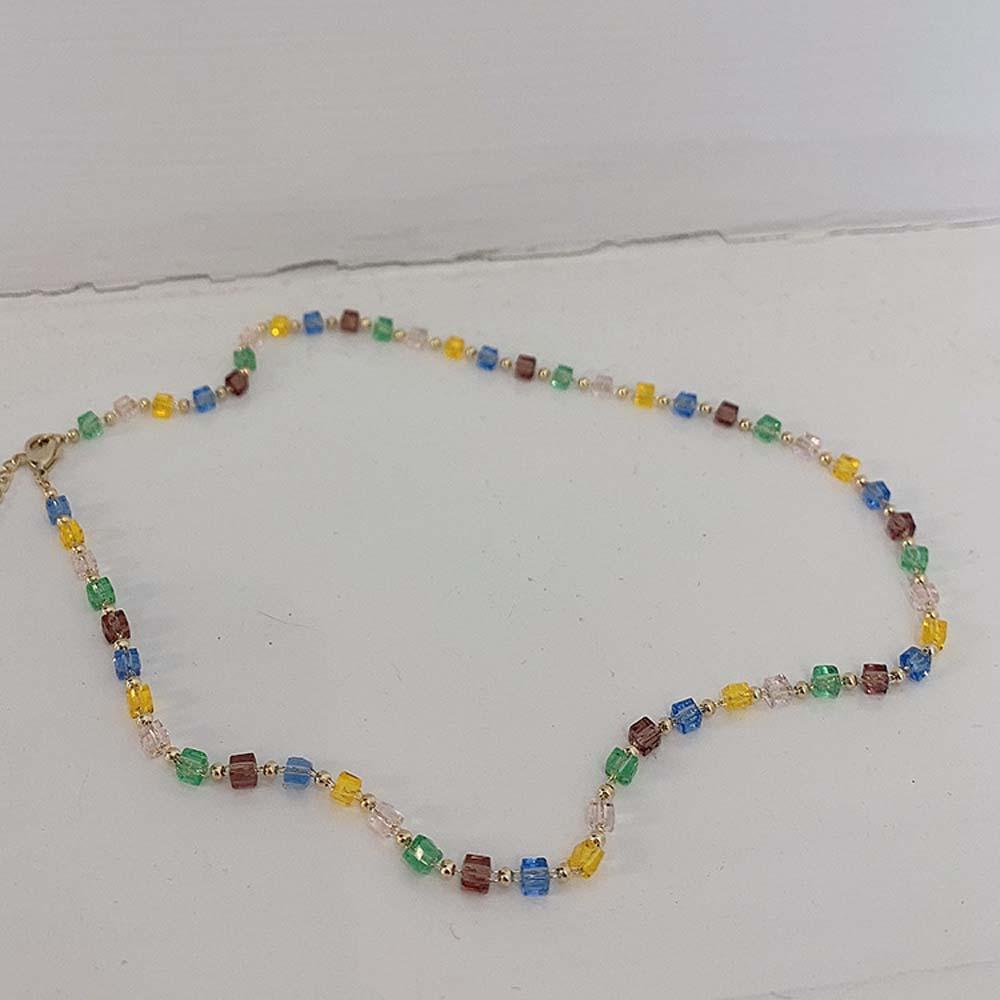 Dây chuyền choker xỏ hạt đơn giản thời trang dành cho nữ