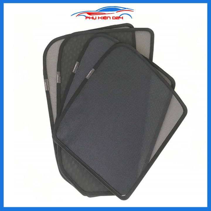 Bộ 4 rèm chắn nắng nam châm Ecosport 2016-2017-2018-2019 khung cố định chống tia UV