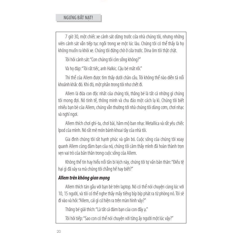 Sách - Ngưng Bắt Nạt