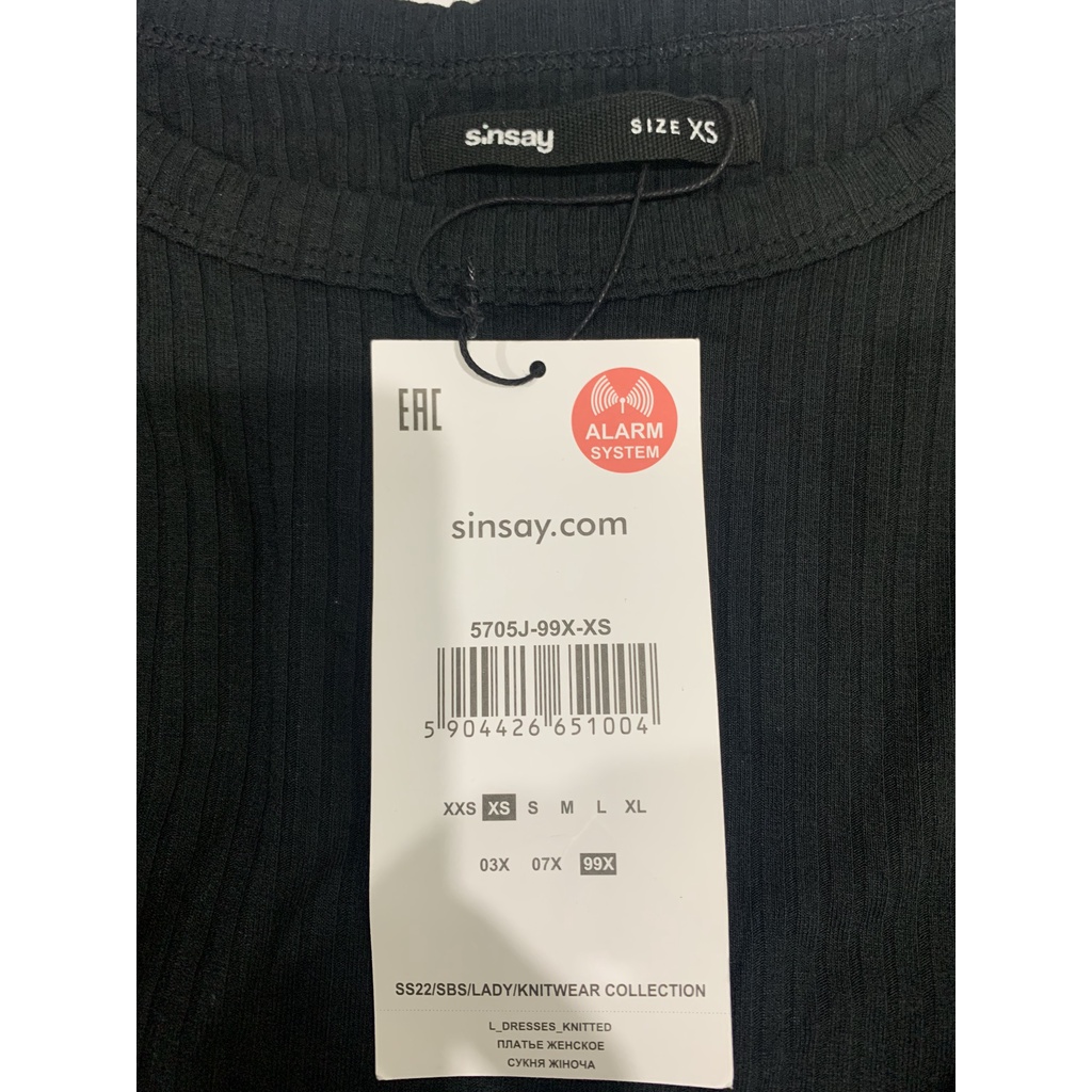 Váy body thun tăm Sinsay