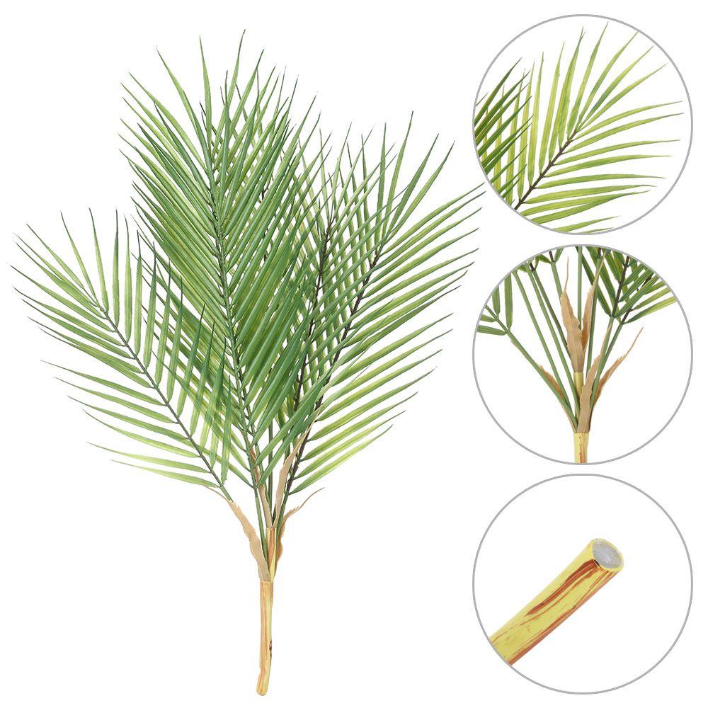 Lá Cọ Giả Trang Trí Tiệc Cưới Kích Thước 60 / 68CM|Cây Cọ Giả Giống Người Sống Động Như Thật