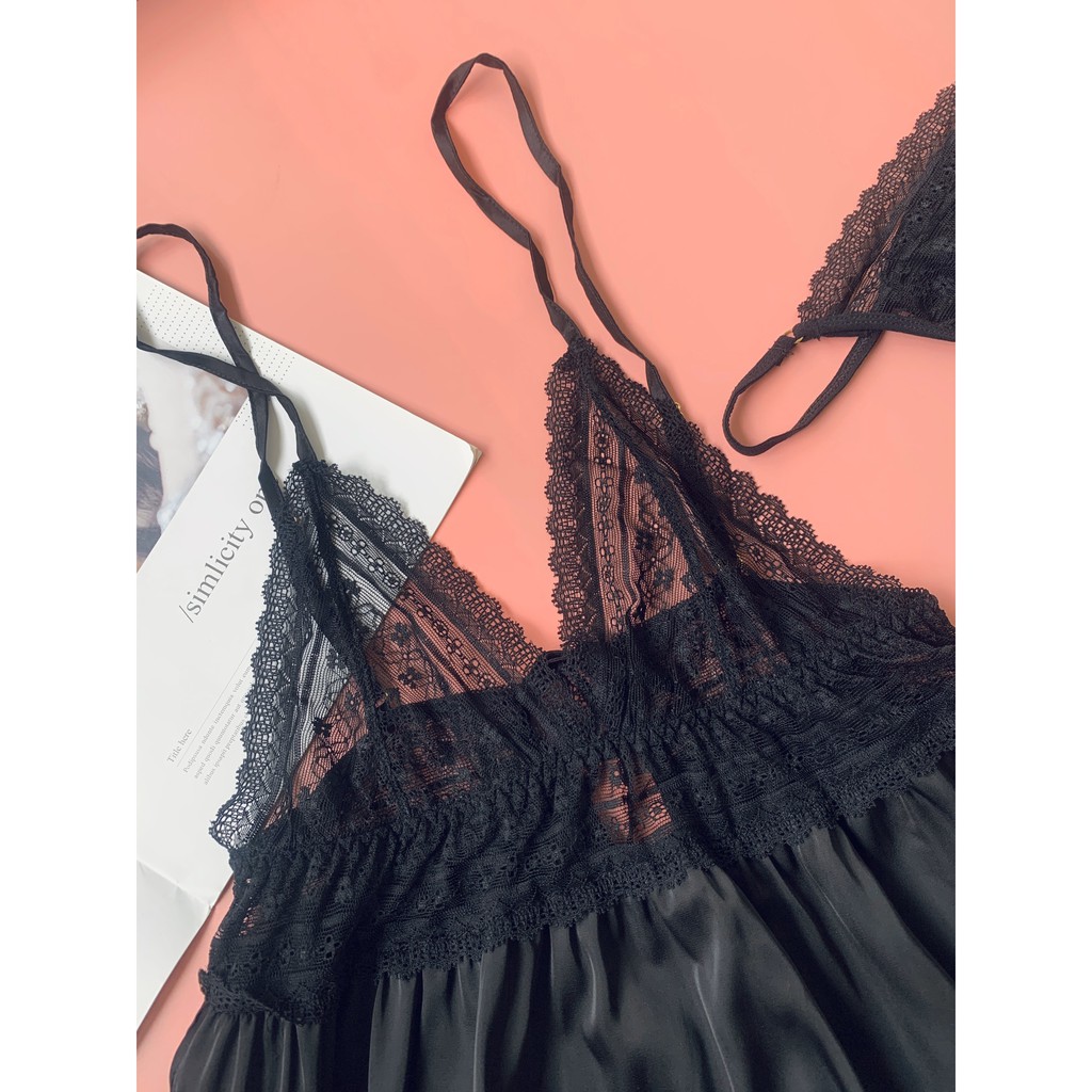 Q11.HCM [LL 541] váy ngủ sexy kèm chip -đầm ngủ gợi cảm cao cấp