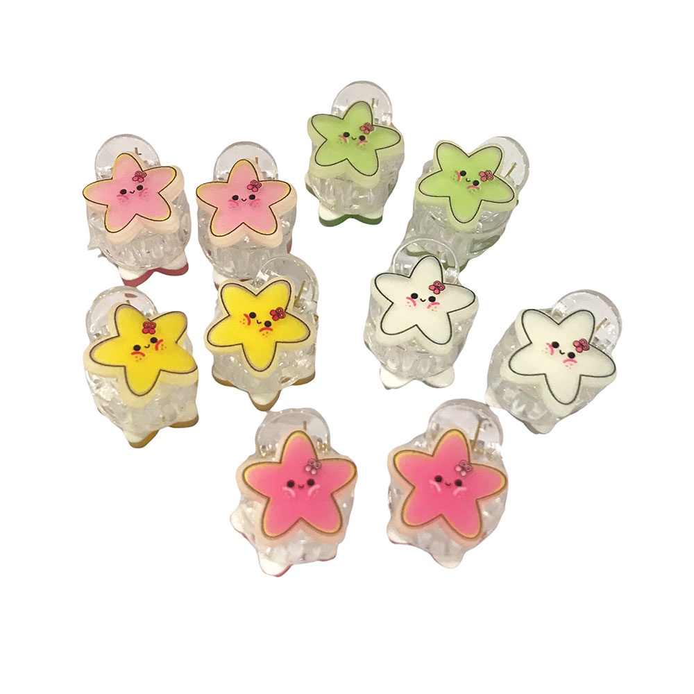 Set 2 kẹp gấp tóc mái mini hoạt hình trái cây xinh xắn JIAMEI DTOnline (tùy chọn)