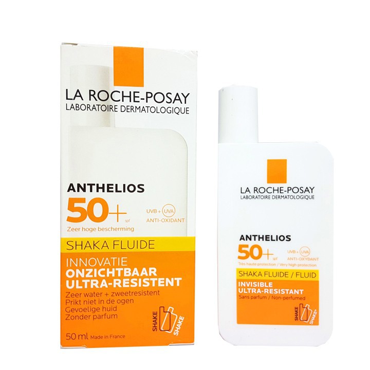 [AUTH- PHÁP] Kem Chống Nắng La Roche-Posay Anthelios Fluide Invisible SPF50+ 50ml Chip Skincare