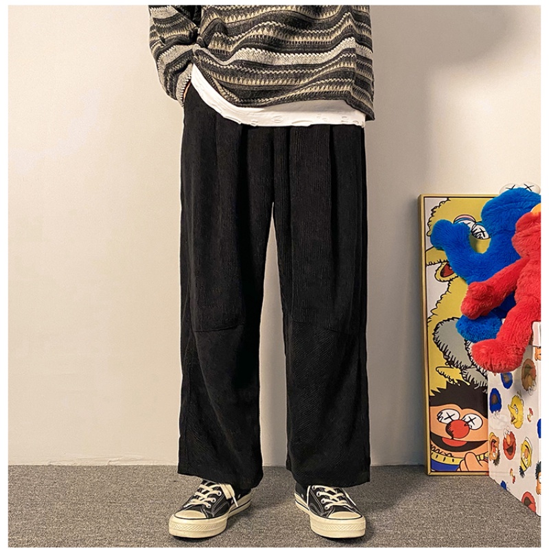 Quần ống rộng Màu Trơn Thời Trang Dành Cho Nam Size L-8XL