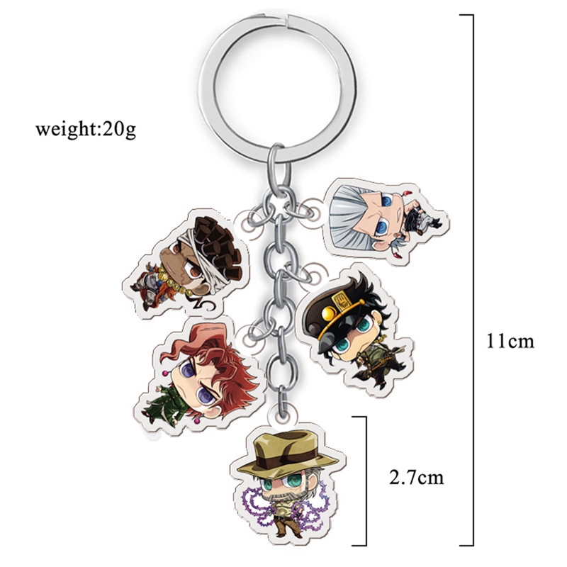 Móc khóa mô phỏng nhân vật jojo 's bizarre adventure