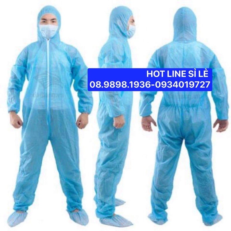 BỘ QUẦN ÁO BẢO HỘ/ KHÁNG KHUẨN 7 MÓN