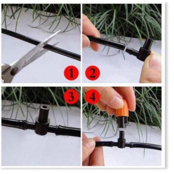 Combo bộ tưới cây tự động gồm 20 đầu tưới phun sương, 20m dây dẫn nước, 1 đồng hộ đặt thời gian tưới tự động và phụ kiện