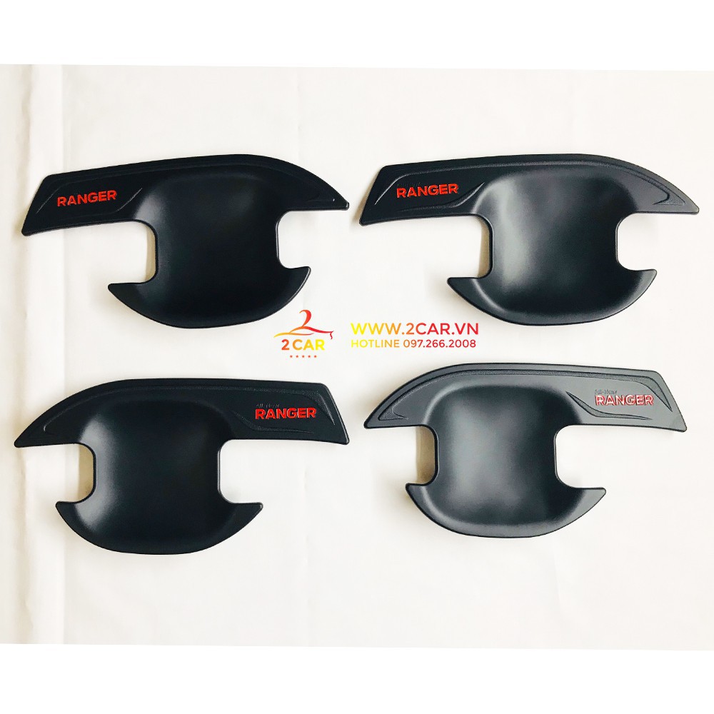 Ốp Hõm Cửa Xe Ford Ranger 2016-2020 nhựa đen