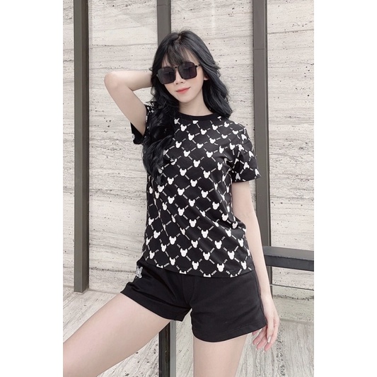 Bộ nữ thể thao chất cotton cao cấp hè 2022