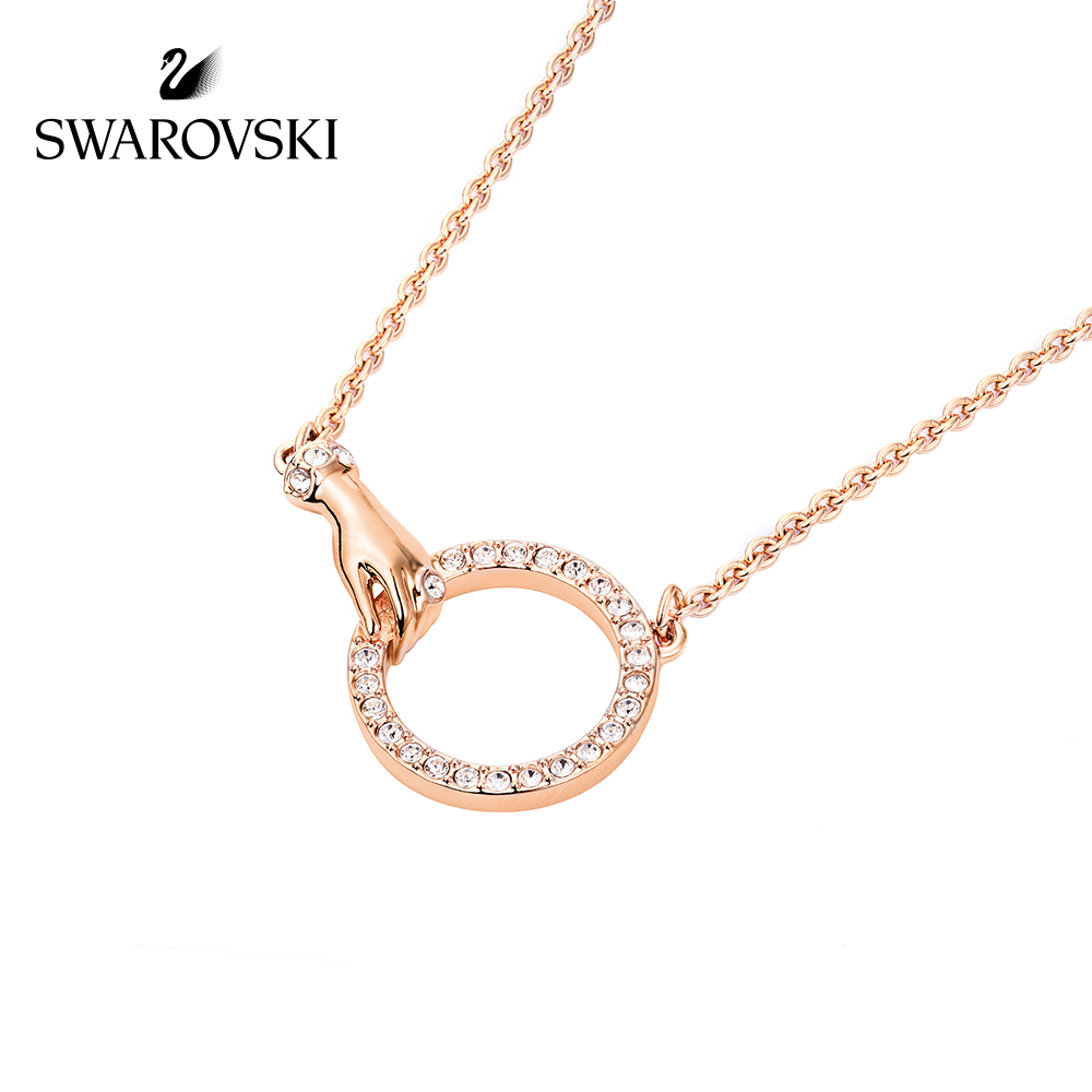 FREE SHIP Dây Chuyền Nữ Swarovski SYMBOL Nhẫn đơn giản cổ điển và hào phóng Necklace Crystal FASHION cá tính Trang sức trang sức đeo THỜI TRANG