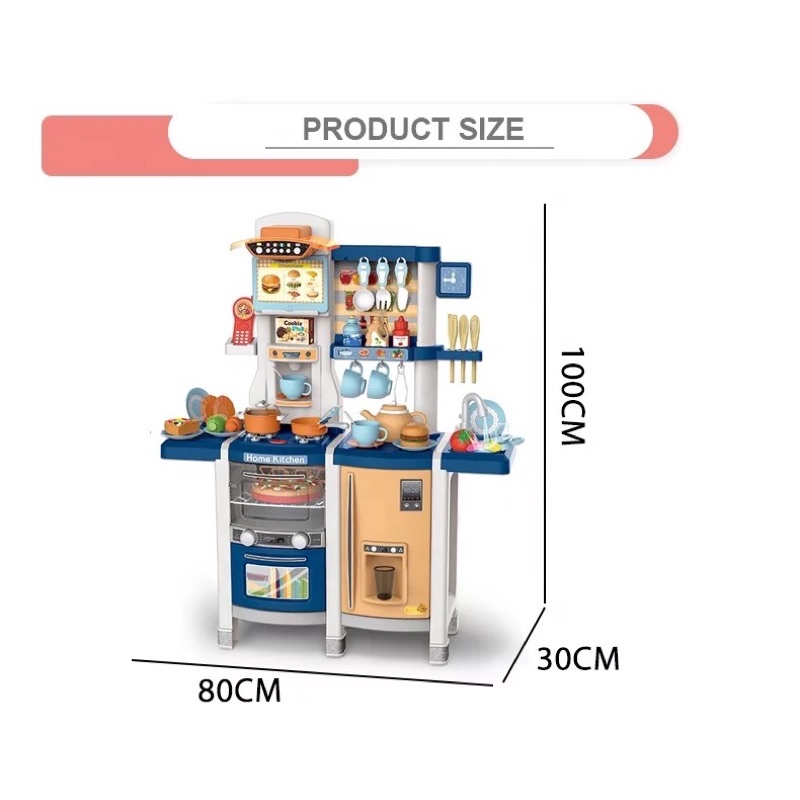 Đồ chơi nấu ăn kệ bếp Home Kitchen cao 100 cm