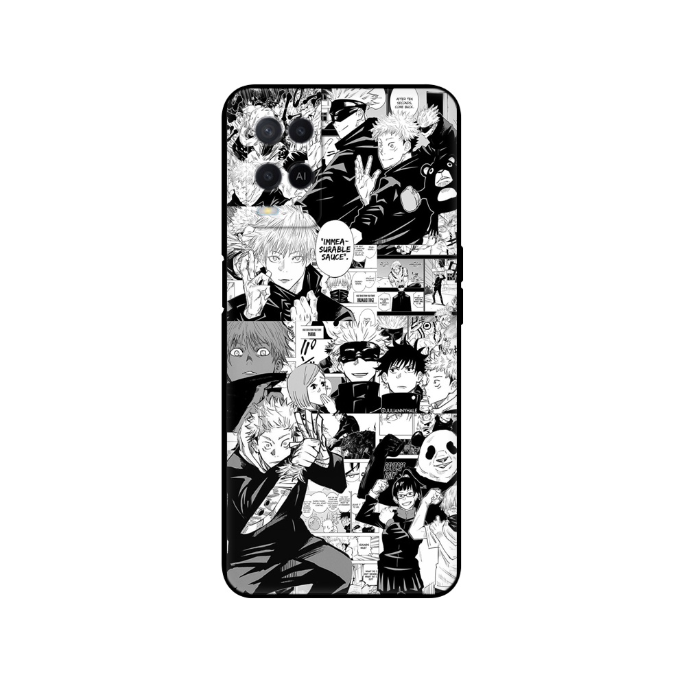 Ốp Điện Thoại Tpu Silicon Mềm Hình Anime Cho OPPO A54 4G 5G A74 5G A55 A74 4G A91