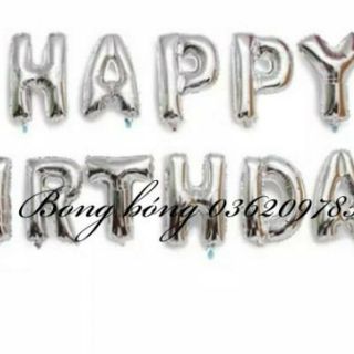 Bộ bong bóng chữ hpbd