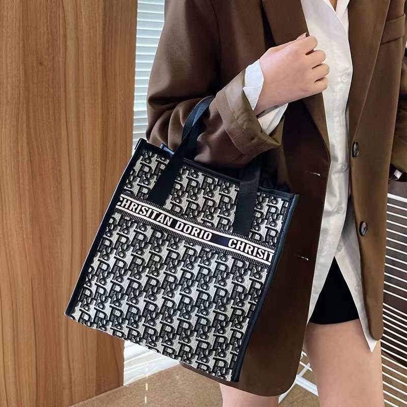 Túi xách tay bằng vải canvas cỡ lớn thời trang dành cho nữ túi lưu trữ thời trang Túi máy tính xách tay Túi đựng đồ dung tích lớn