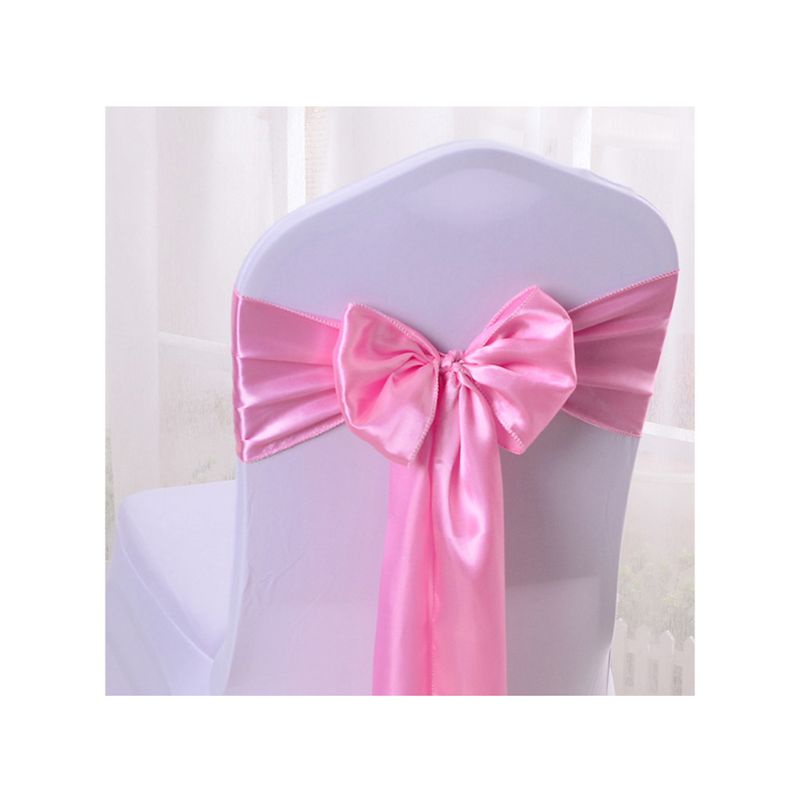 1 Vỏ Bọc Ghế Ngồi Bằng Satin Thêu Hoa Thắt Dây Ruy Băng Lưng