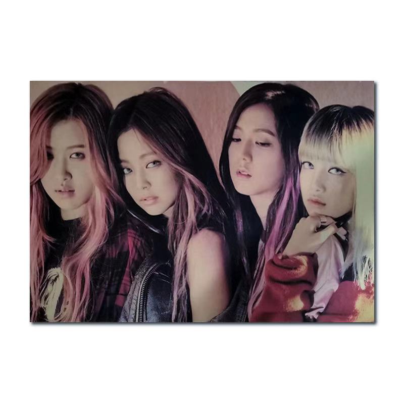 Poster Nhóm Nhạc Blackpink Cổ Điển Dùng Trong Trang Trí Quán Cà Phê