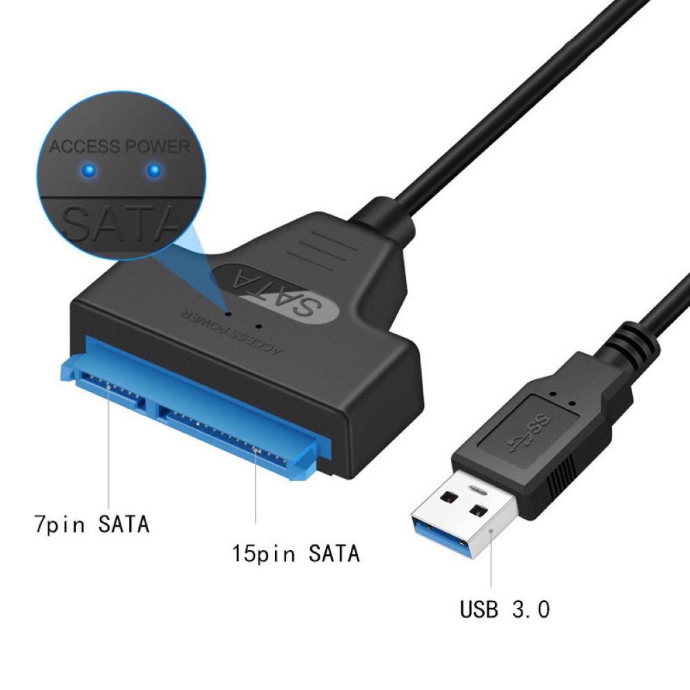 Dây Cáp Chuyển Đổi Usb 3.0 Sang 2.5 Inch Sata Cho Ổ Cứng Ssd