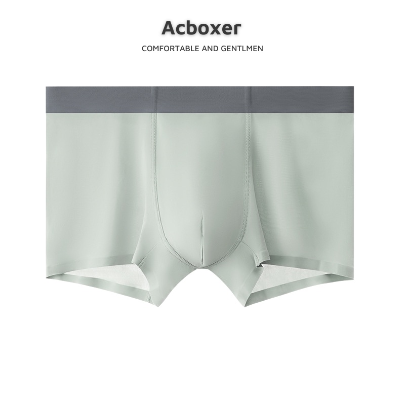 Quần lót nam sịp đùi boxer vải lụa băng 120S mềm mại kháng khuẩn ACX08