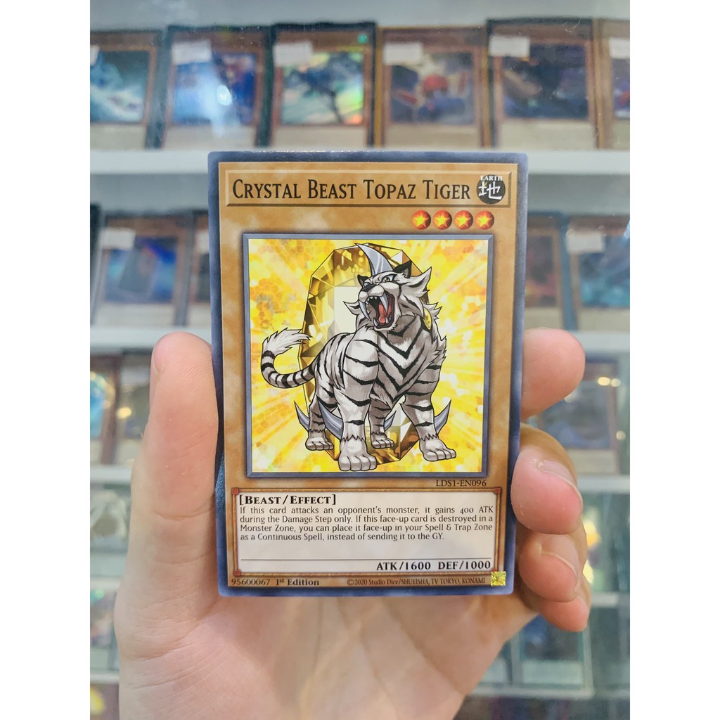 Thẻ Bài Lẻ YugiOh! Mã LDS1-EN096 - Crystal Beast Topaz Tiger - Common - 1st Edition