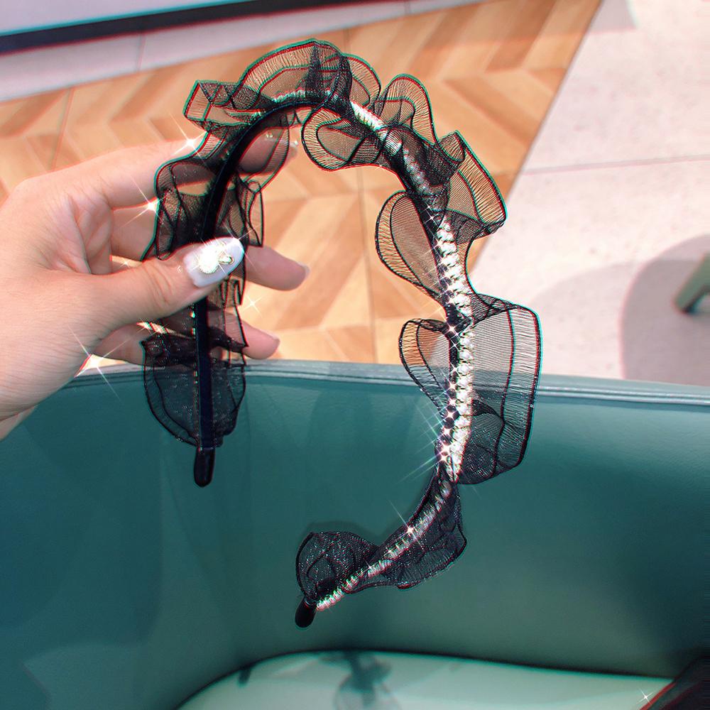 Băng Đô Cài Tóc Phối Lưới Thanh Lịch Cho Nữ|Băng Đô Cài Tóc Cho Nữ