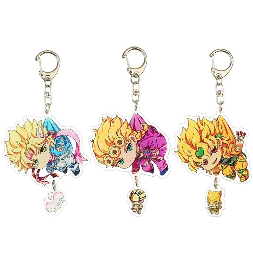 Móc Chìa Khóa Bằng Acrylic Họa Tiết Hoạt Hình TWINKLE JoJo Bizarre Adventure