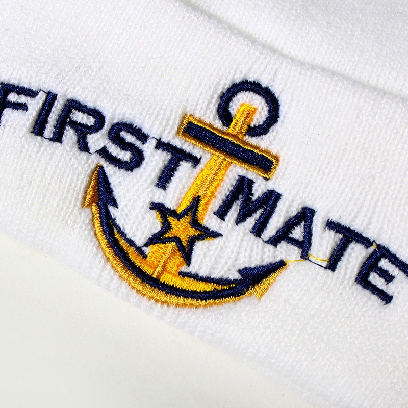 Mũ Len Mỏ Neo FIRST MATE - Nón Len Thêu FIRST MATE