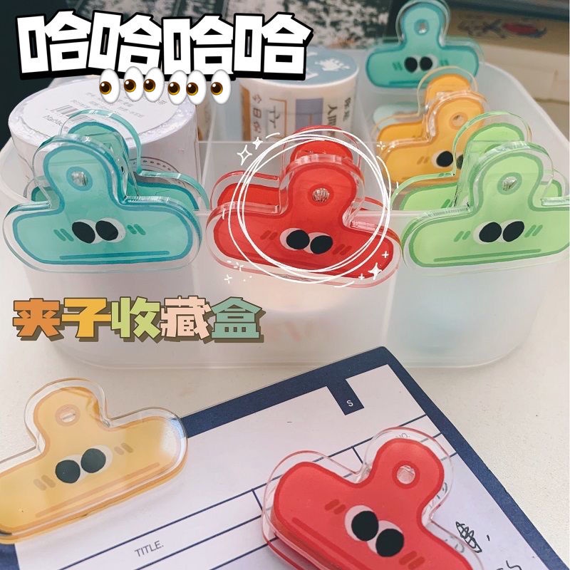 Bìa Đựng Hồ Sơ Hai Mặt Bằng acrylic Họa Tiết Hoạt Hình Dễ Thương Phong Cách Hàn Quốc