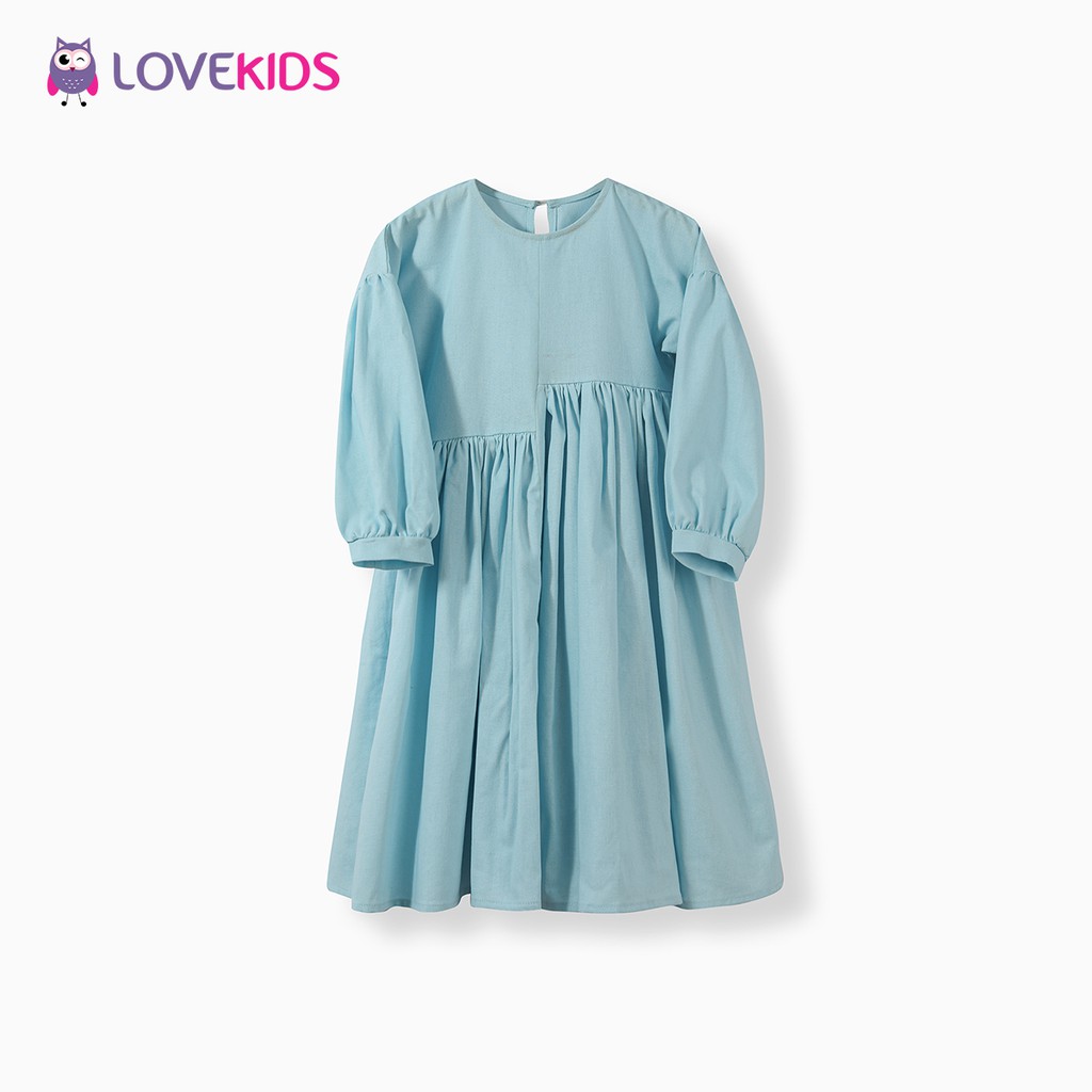 Váy xanh dài tay BG GMG20DR021 - Lovekids