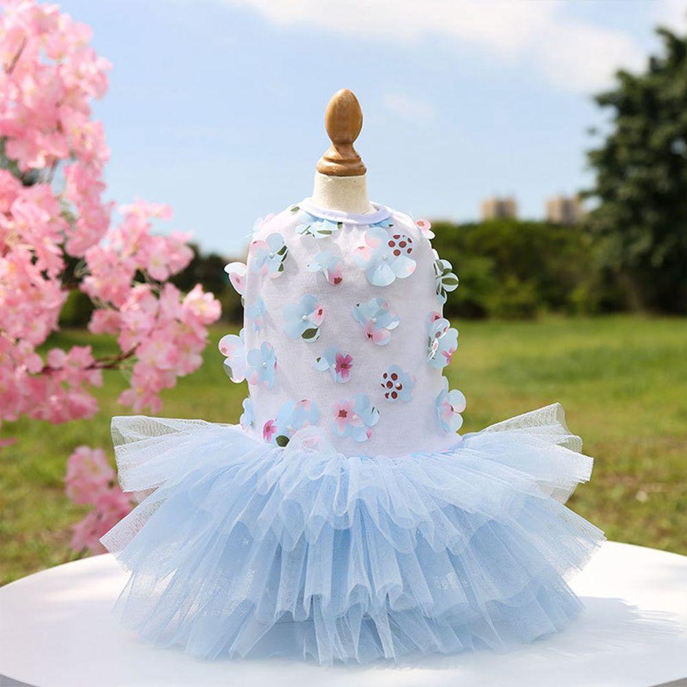 AUGUSTINA Đầm Hoa Đào Dễ Thương Cho Cún Cưng