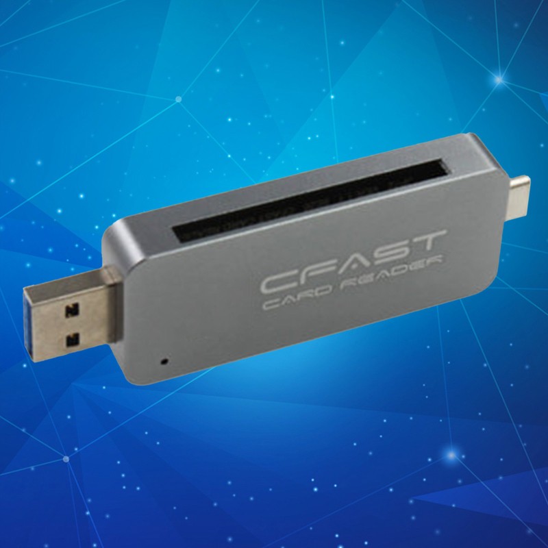 Đầu Đọc Thẻ Nhớ Hai Cổng Usb 3.0 Usb3.1 Type-c Type-a Cfast2.0