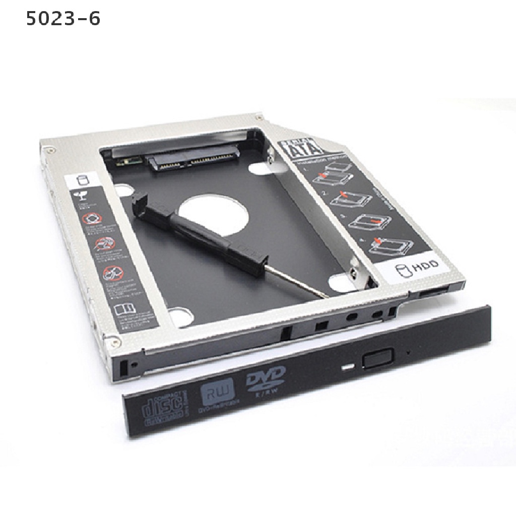Khay Đựng Ổ Cứng 5023-6 12.7mm SATA 2nd SSD HDD Cho CD / DVD-ROM